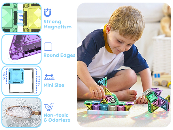 magnetic travel tiles