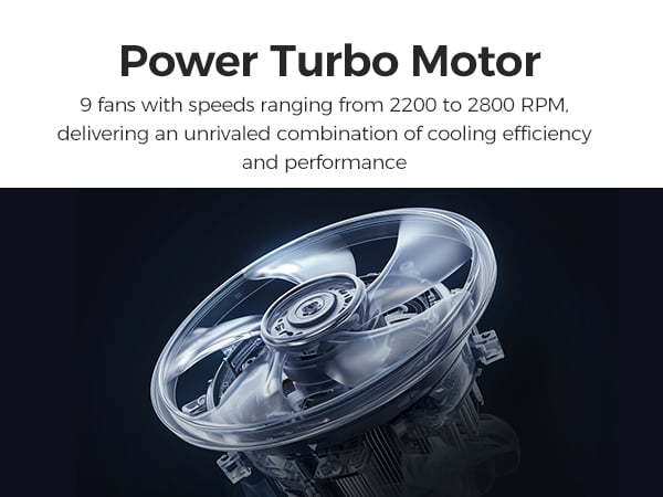 power turbo fan laptop cooler