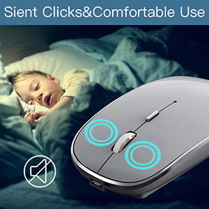 Mute wireless mouse