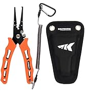 KastKing Cutthroat 7 inch Fishing Split Ring Pliers, 420 Stainless Steel Fishing Tools, Saltwater...