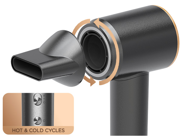 dual voltage travel hair dryer