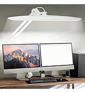 Jozlix Adjustable Desk Lamp with Clamp Mount, Modern Clip-on Reading Light for Home Office