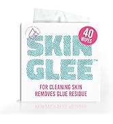 Not Just A Patch Skin Glee Medical Adhesive Remover for Skin (40 Pack) - Pre-CGM Skin Adhesive Re...