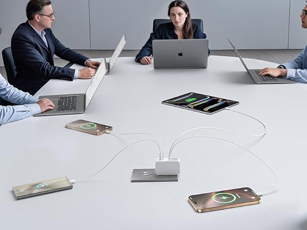 wall charger with retractable cable