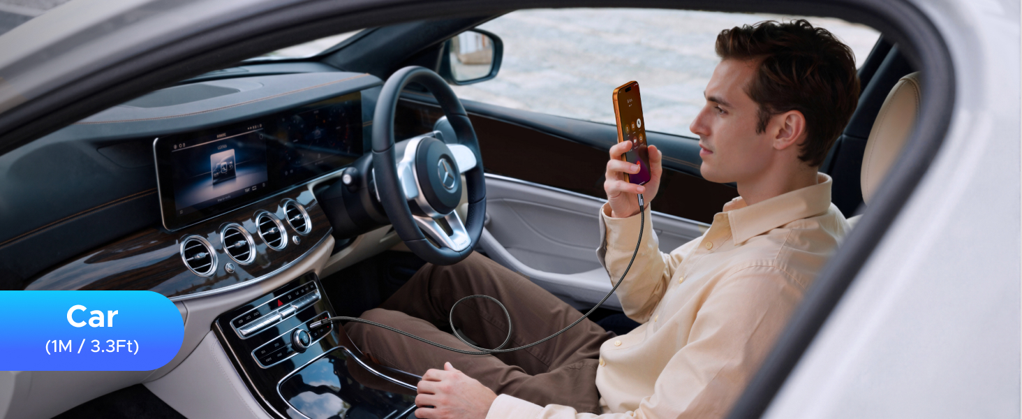 1m long cable for car