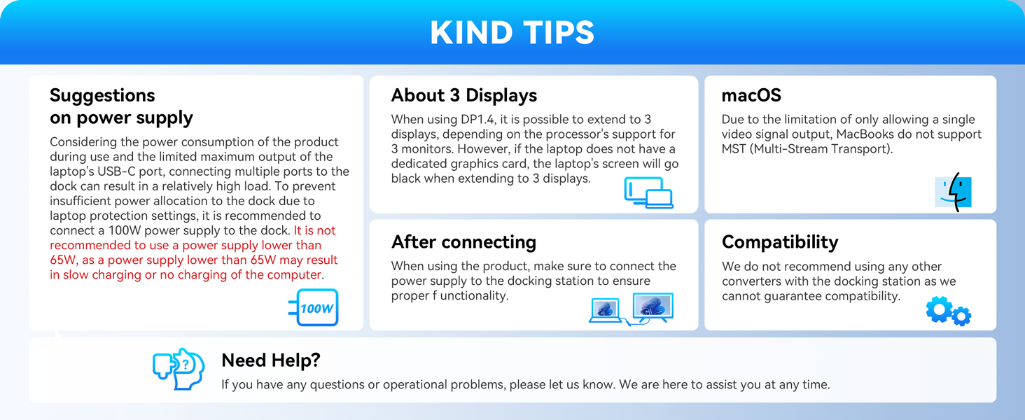 dual HDMI docking station