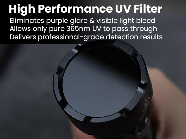 uv light with black filter