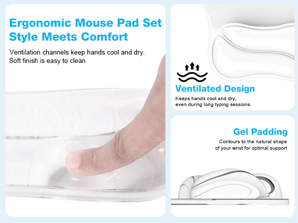 mouse pad with wrist rest