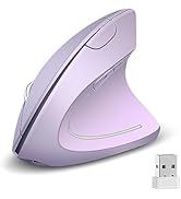 ASOYIOL Ergonomic Mouse Wireless,Rechargeable Vertical Mouse with USB Receiver,6 Buttons 800/1200...