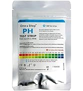 One Step pH Test Strips for Urine &amp; Saliva Testing (4.5-9.0), 100 Strips, Test Alkaline &amp; Acid Le...