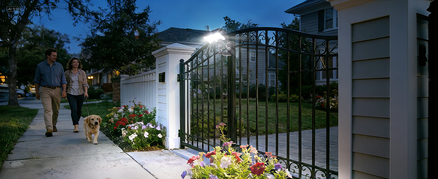 solar motion lights outdoor waterproof