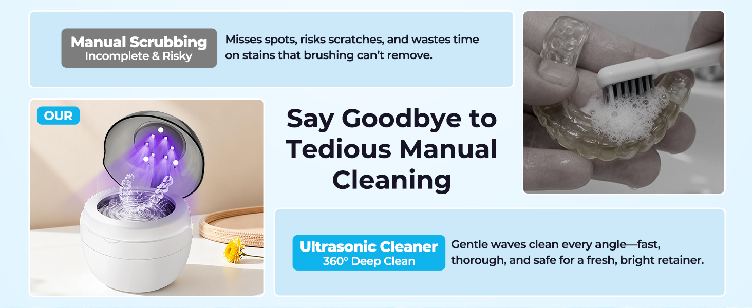 ultrasonic retainer cleaner machine