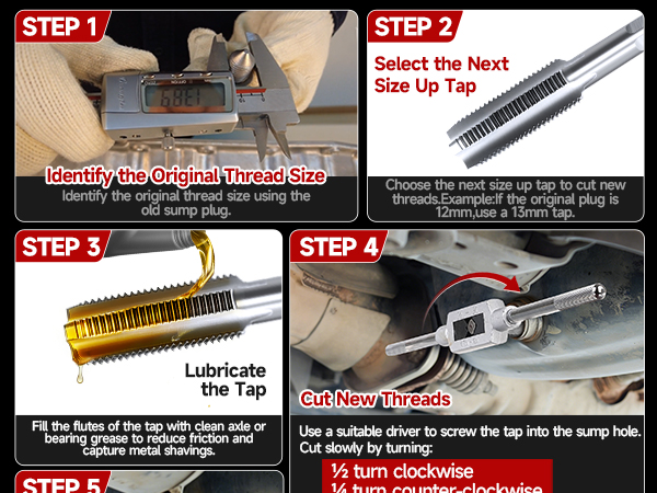 oil pan drain plug repair kit