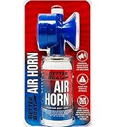 Marine Safety Air Horn, Very Loud Handheld Fog Horn, Mini Compressed Can 1.4oz for Boating and Wa...
