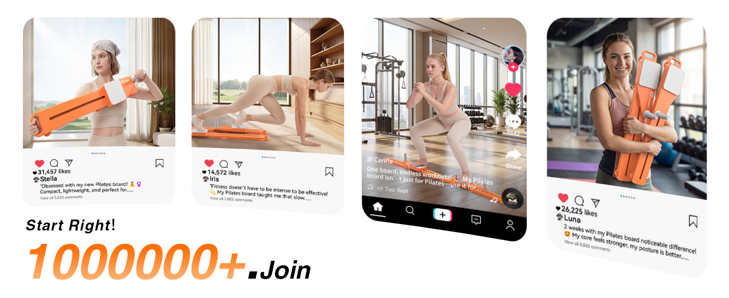 portable pilates board reformer