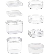 FOMIYES 8Pcs Powder Puff Holder Round Square Makeup Sponge Beauty Sponge Carrying Case Powder Puf...