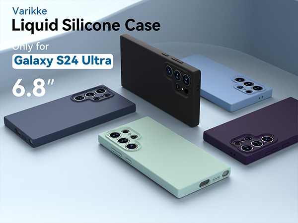 galaxy s24 ultra case silicone slim rubber gel