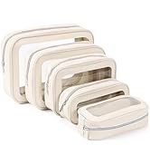 YOPCDJ 5PCS Diaper Bag Organizer Pouch Set, TSA Approved Toiletry Bag,Clear Waterproof TPU Makeup...