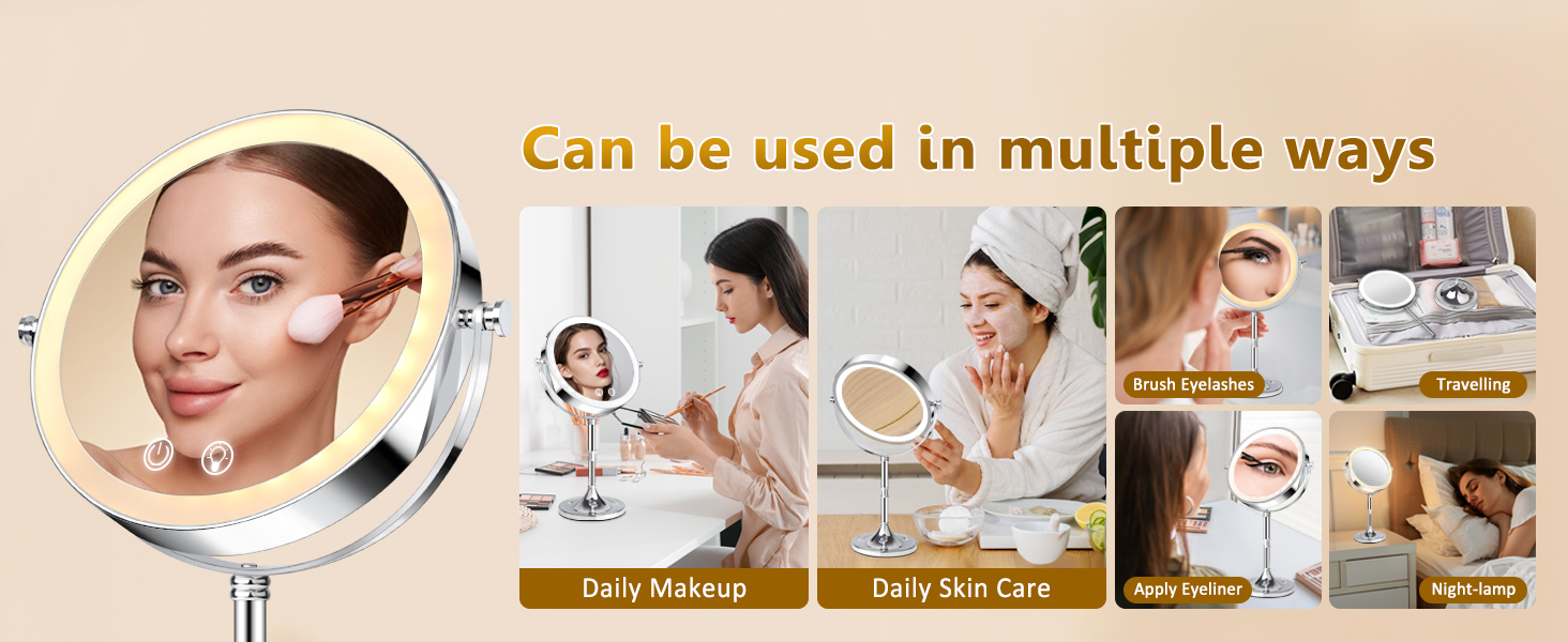 makeup mirror with lights