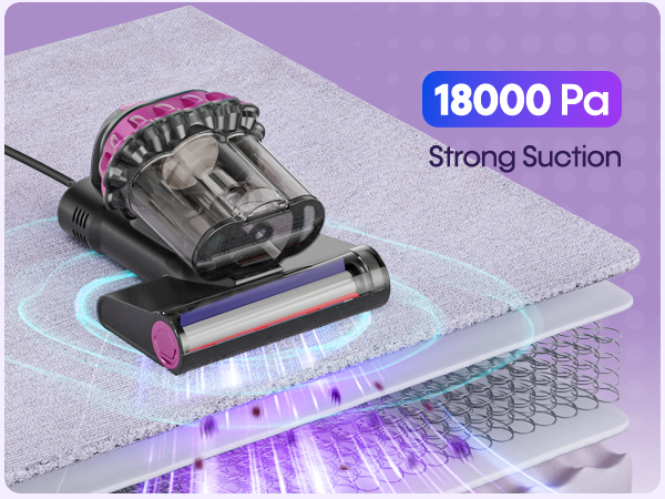 mattress vacuum cleaner uv-c sanitizing