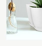 Utopia Home - Plant Pots Indoor with Drainage - 7/6.6/6/5.3/4.8 Inches Home Decor Flower Pots - P...
