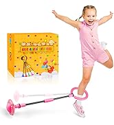 Chridark Ankle Skip Ball for Kids - Foldable Flash Wheel Skip Ball, Outside Game Toys for Kids &amp; ...