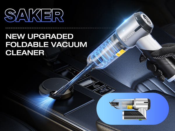 Saker New Upgraded Foldable Vacuum Cleaner