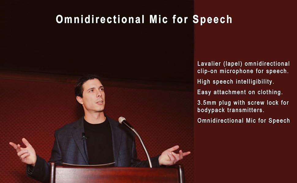 Omnidirectional Mic for Speech