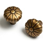 BEILEIOU Antique Brass Cabinet Knobs Cabinet Hardware Kitchen Cupboard Bathroom Dresser Knobs Cla...