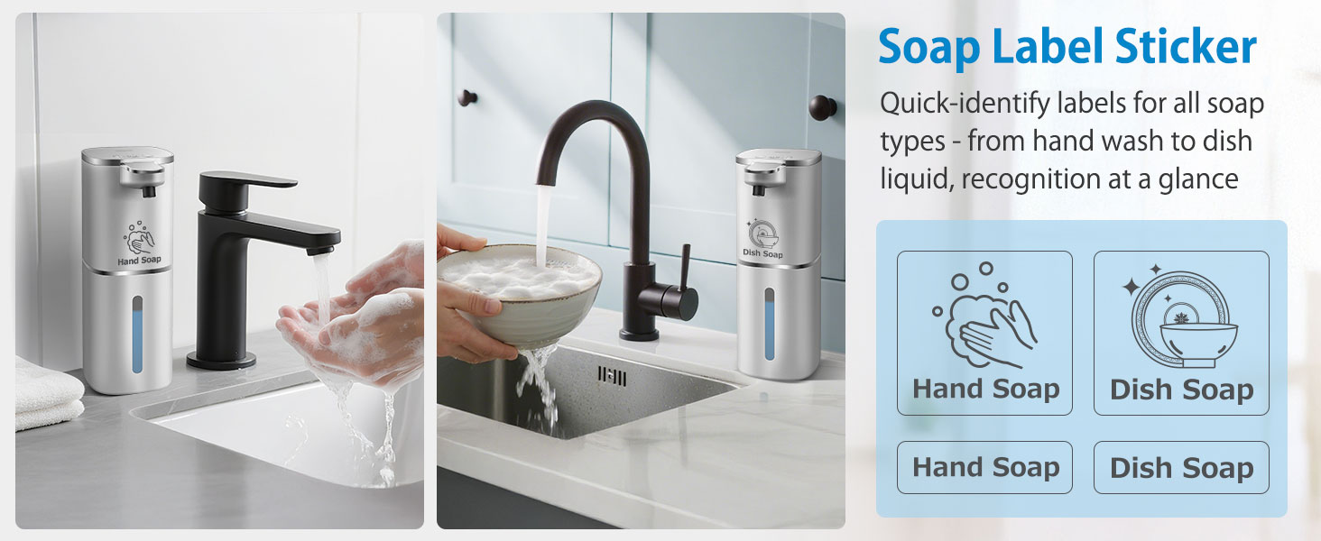 Automatic foaming soap dispenser