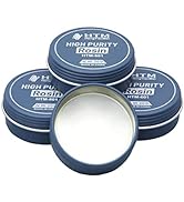 HengTianMei 4 Pack High Purity Transparent Rosin, Rosin Solder Flux Solid Rosin Flux, for Electro...
