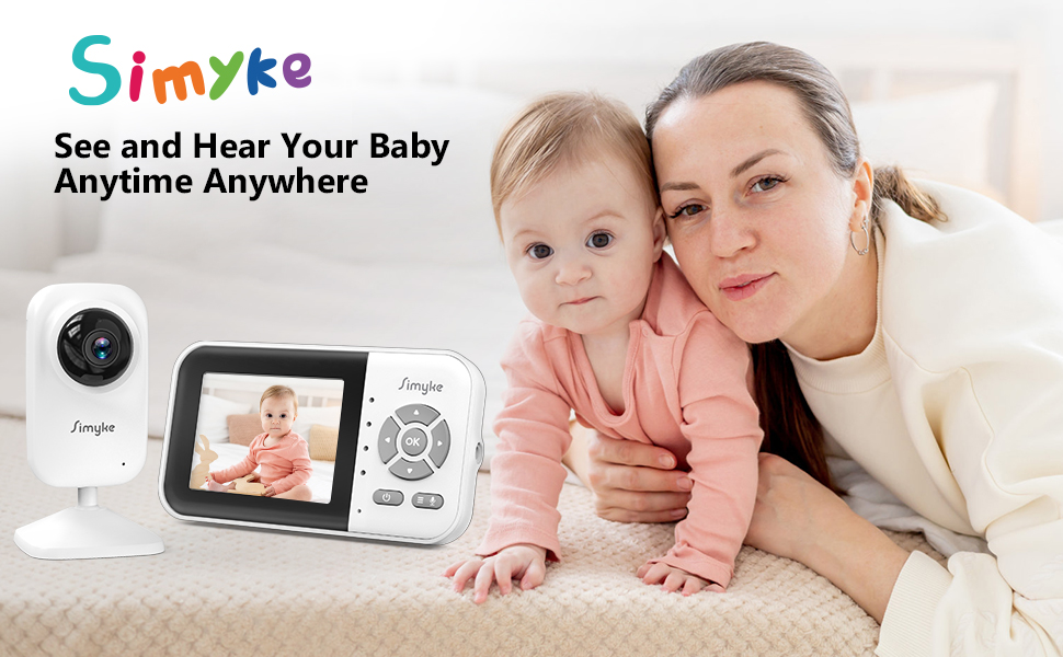 Video baby monitors with camera and audio
