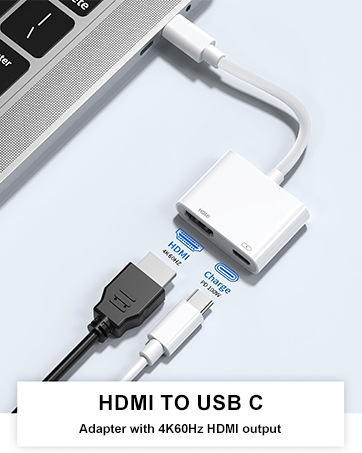 USB C to Hdmi Adapter for iPhone