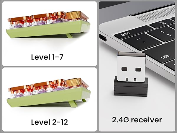 typewriter keyboard wireless gaming mouse lighted keyboard wireless backlit keyboard