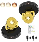 Wireless LED Indoor Spotlight, Rechargeable Uplights Battery Powered Picture Lights with Remote, ...