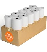 LabelMore Thermal Receipt Paper 3 1/8''x 230', Credit Card Paper Rolls Thermal, Cash Register Rol...