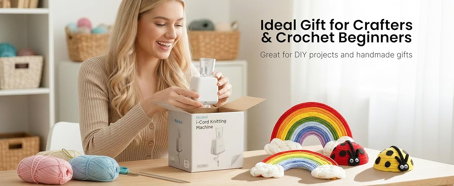 Ideal Gift for Crafter and Crochet Beginners