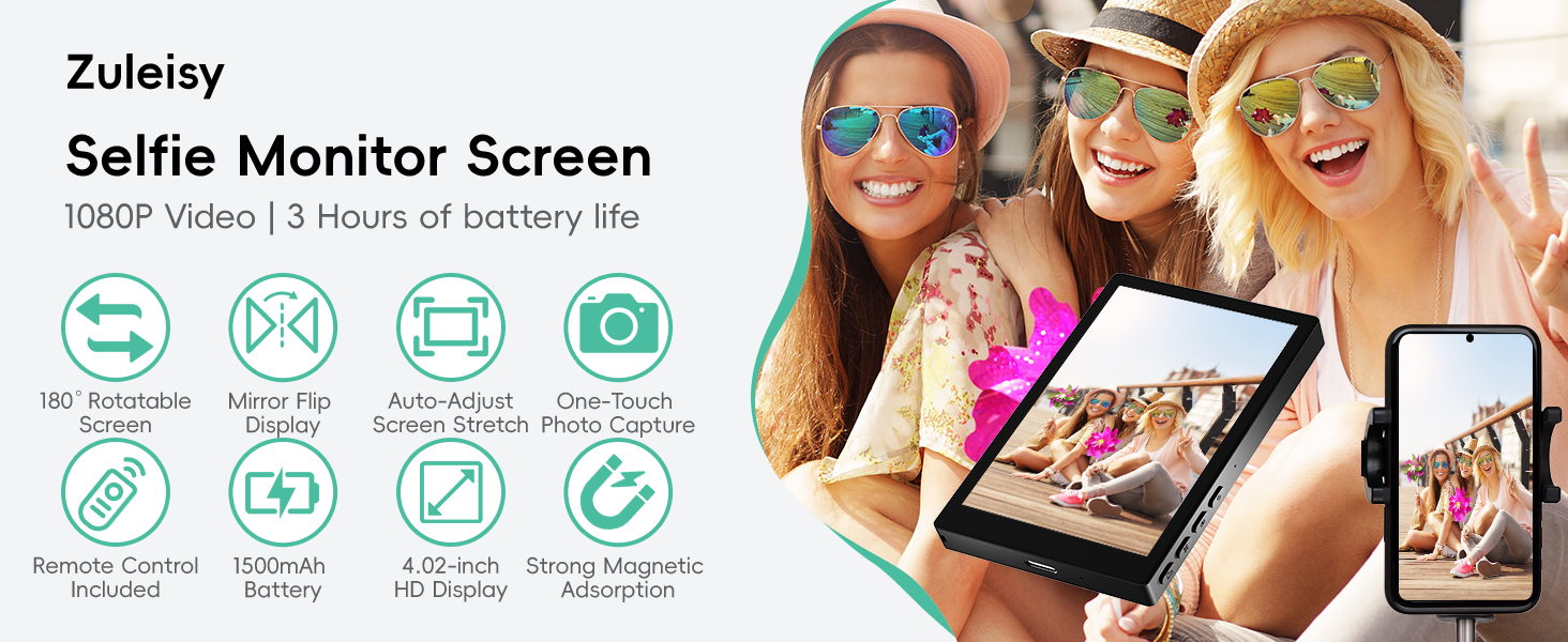 sefie screen monitor