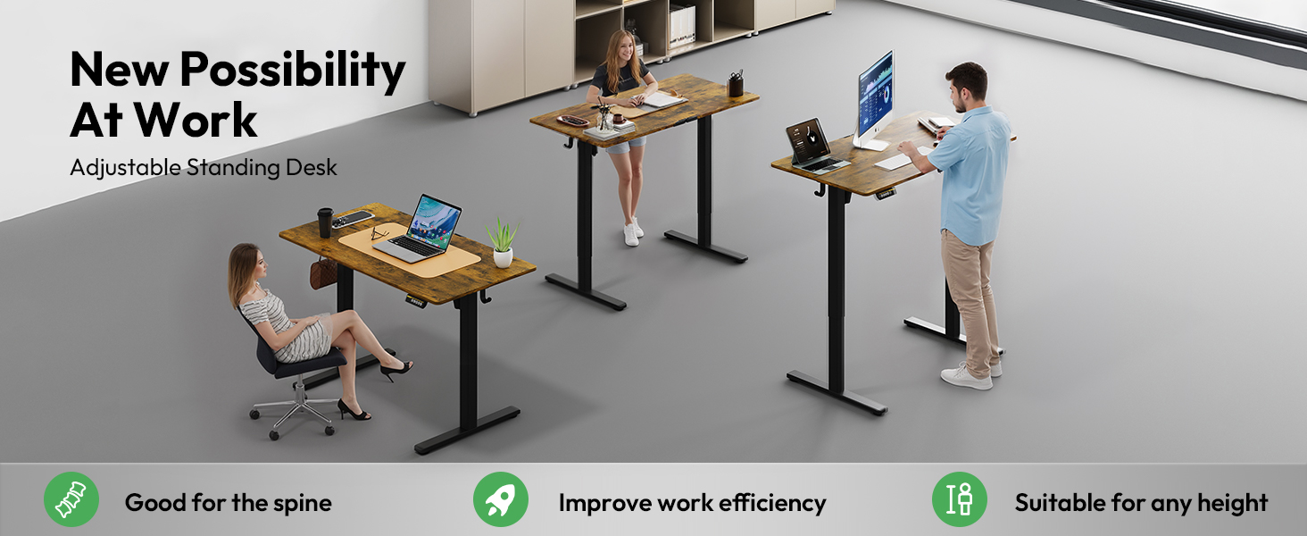 desk standing adjustable table office computer stand gaming small height electric home desks