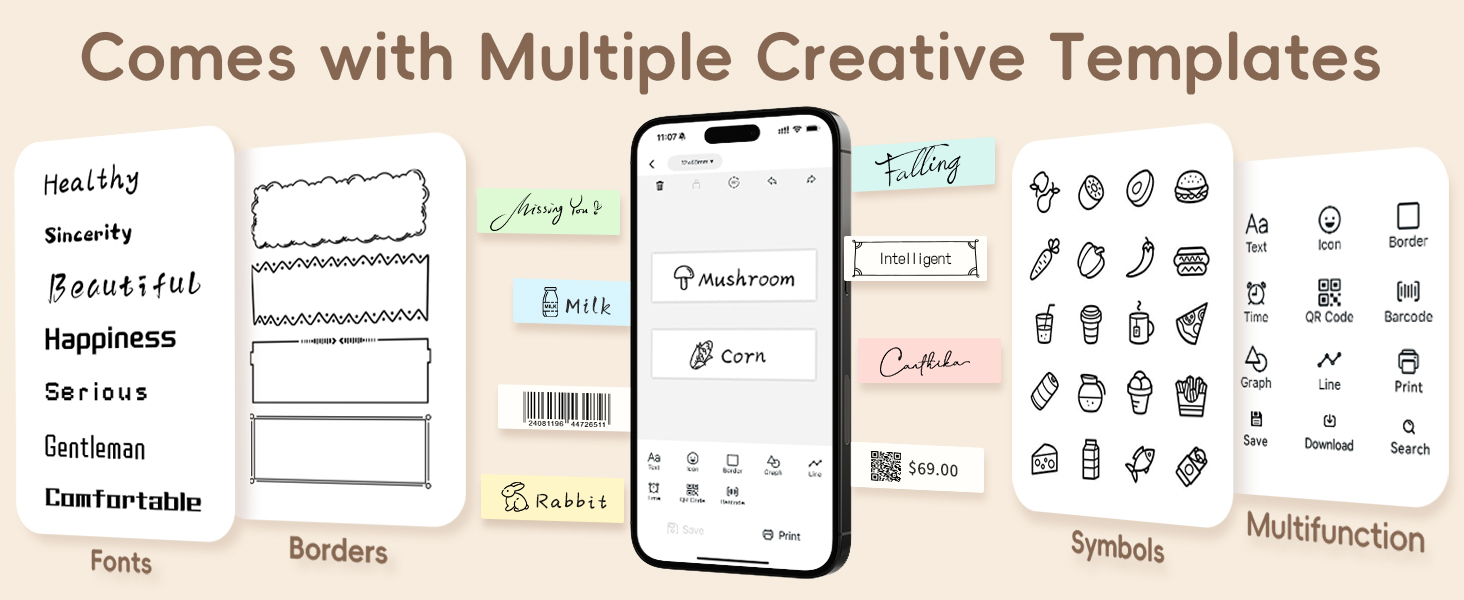 Comes with Multiple Creative Templates