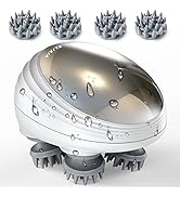 VIVIYA Electric Scalp Massager with LED Light, Waterproof Electric Hair Massager with 8 Massage C...