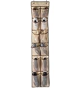 KEEPJOY Over The Door Shoe Organizer,Hanging Shoe Organizer 12 Mesh Pockets Shoe Organizer for Cl...