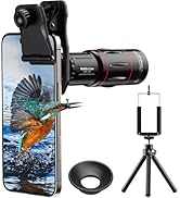 Evil eye 18X Telephoto Lens, Hight Power Telephoto Phone Lens with Tripod, Mobile Cell Lens Attac...