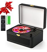 Gueray Portable CD Player with Speakers 3600mAh Rechargeable Bluetooth CD Players for Home Decor,...