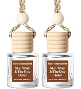 C Classy Car Air Freshener Hanging 2 Pack, My Way &amp; The One Hotel Essential Oil Diffuser for C ar...