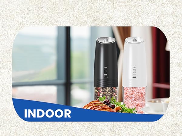 Electric Peppe&amp;Salt Grinder Set