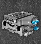 KONDOR BLUE | 501 Adjustable Baseplate (501 QR) | Locking Height Adjustable Plate, Built-in 4mm h...