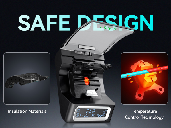 SUNLU Filament Connector, Fast Heating Filament Connector for 3D Printer Filament 1.75mm