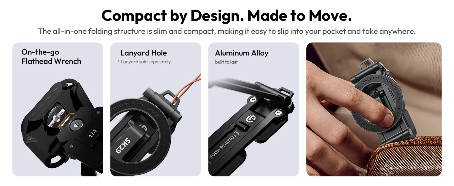 magnetic phone tripod