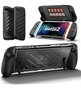 JSAUX Split Protective Case for Nintendo Switch 2, TPU Middle Frame &amp; PC Front Cover, Non-Slip Er...